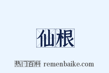 仙根是什么意思的图片